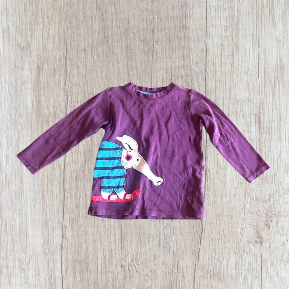 5-6 Frugi Aardvark snowshoe tee